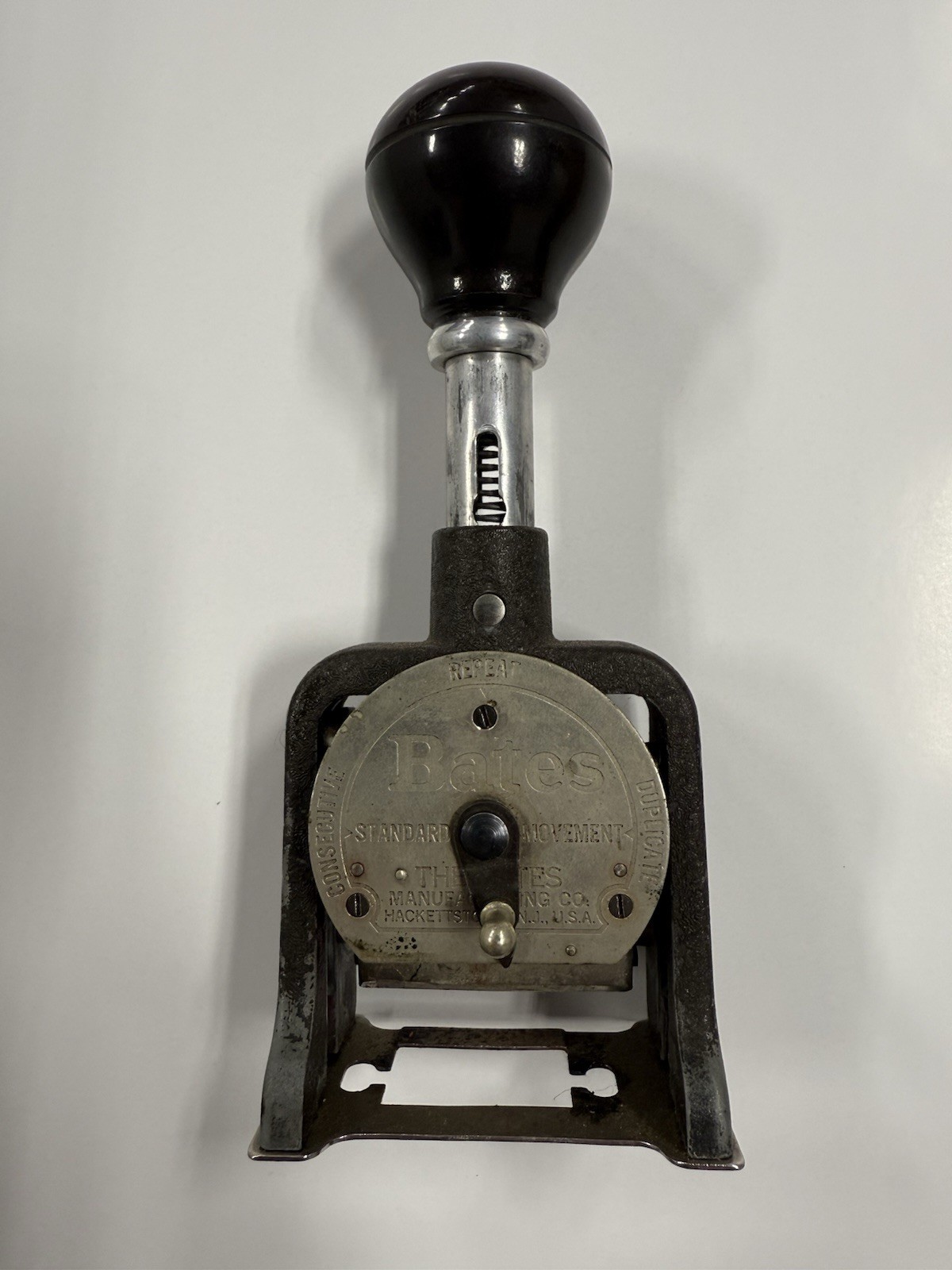 Vintage Bates Multiple Movement Numbering Machine Numeroteur f601682