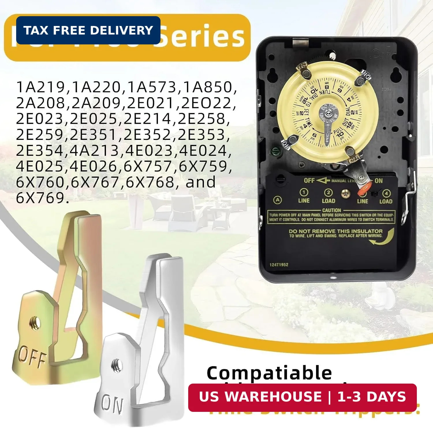 6 PCS Time Switch Replacement Trippers Kit Compatible with Intermatic 156T1978A