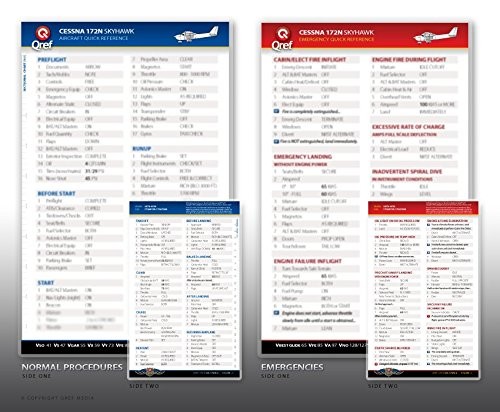 QRef - Cessna 172S G1000 - Checklist Card