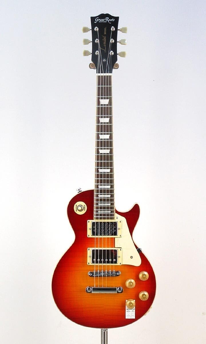 GrassRoots ‎G-LPS-MINI CHS Mahogany Built-in Speaker Mini Electric Guitar NEW
