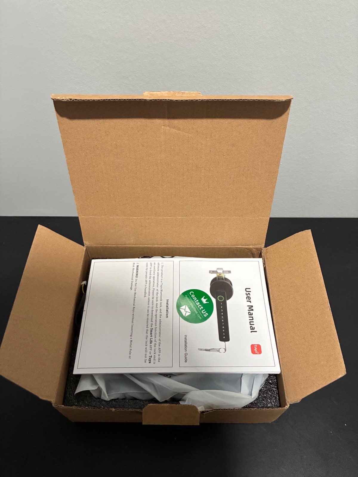 Black house smart lock