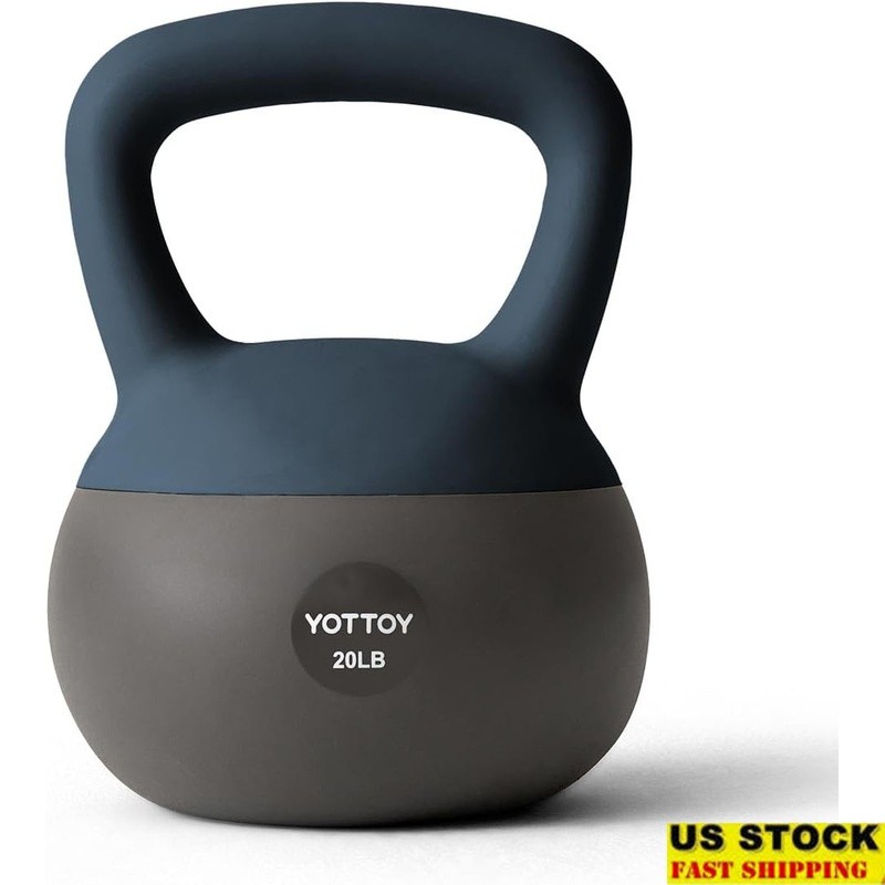 Soft Kettlebell Set Shock Absorbing Non Slip Handle Strength Training Fitness US