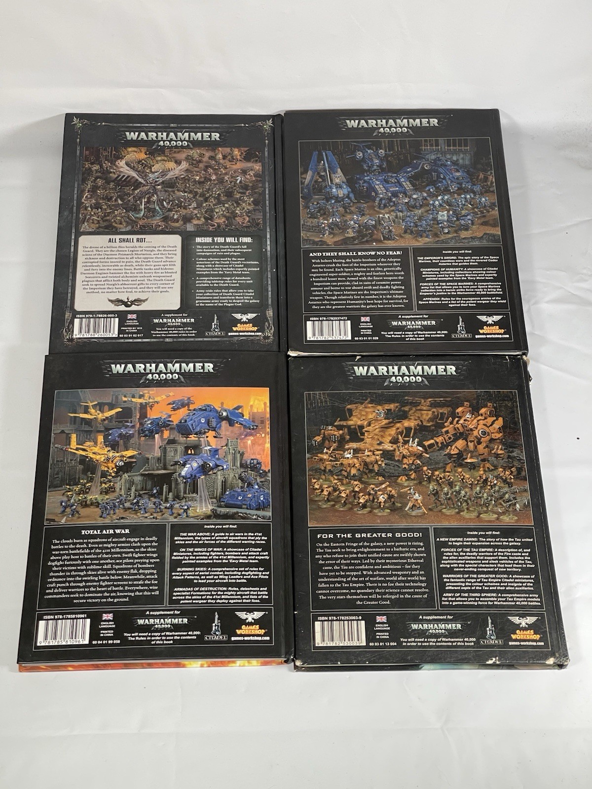 Warhammer 40k Hardcover Book Lot