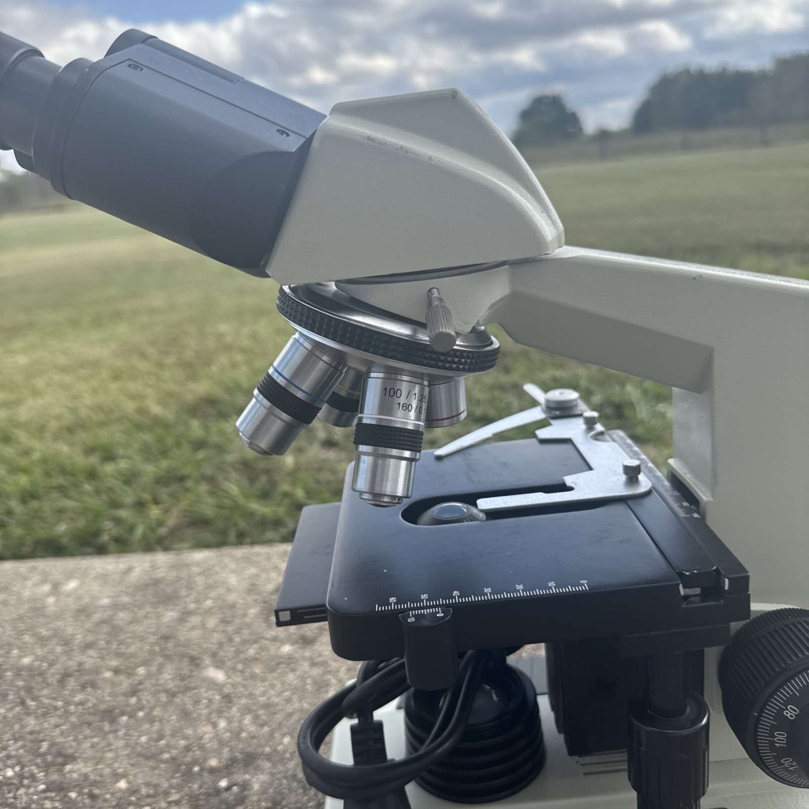 LW Science Revelation III Compound Microscope Student Laboratory w/ 4-Objectives