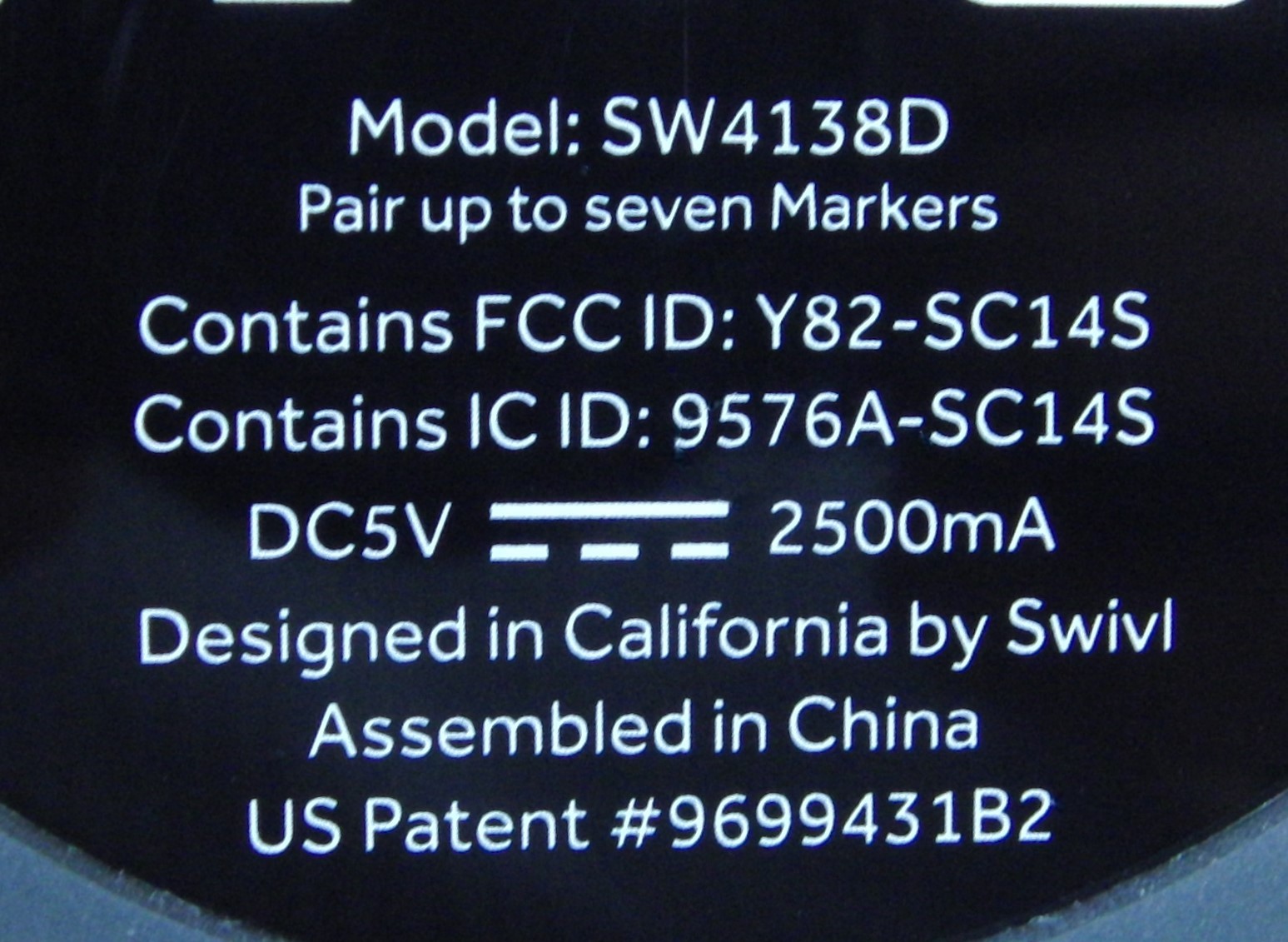 Swivl CX SW4138D Robot Motion Tracking w/ 3 Markers ~ Tested