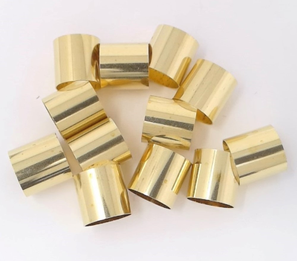 True Custom Shop® Brass Split Potentiometer to Solid Shaft Adapter Bushings 12pk