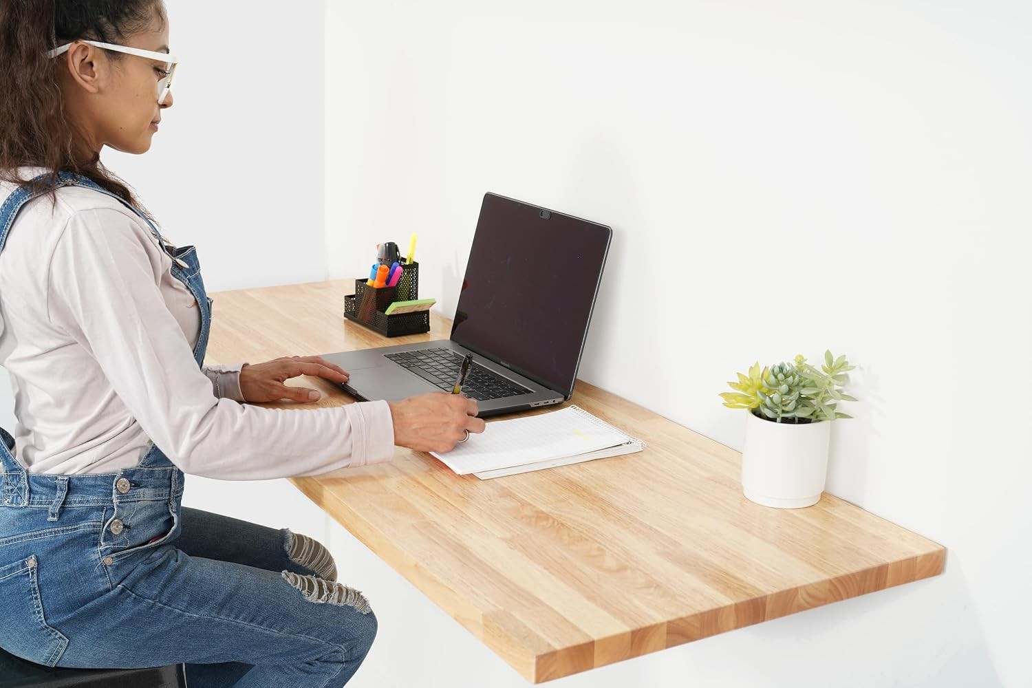 Heavy Duty Wall Mounted Folding Table | Collapsible Workbench with Soft Close