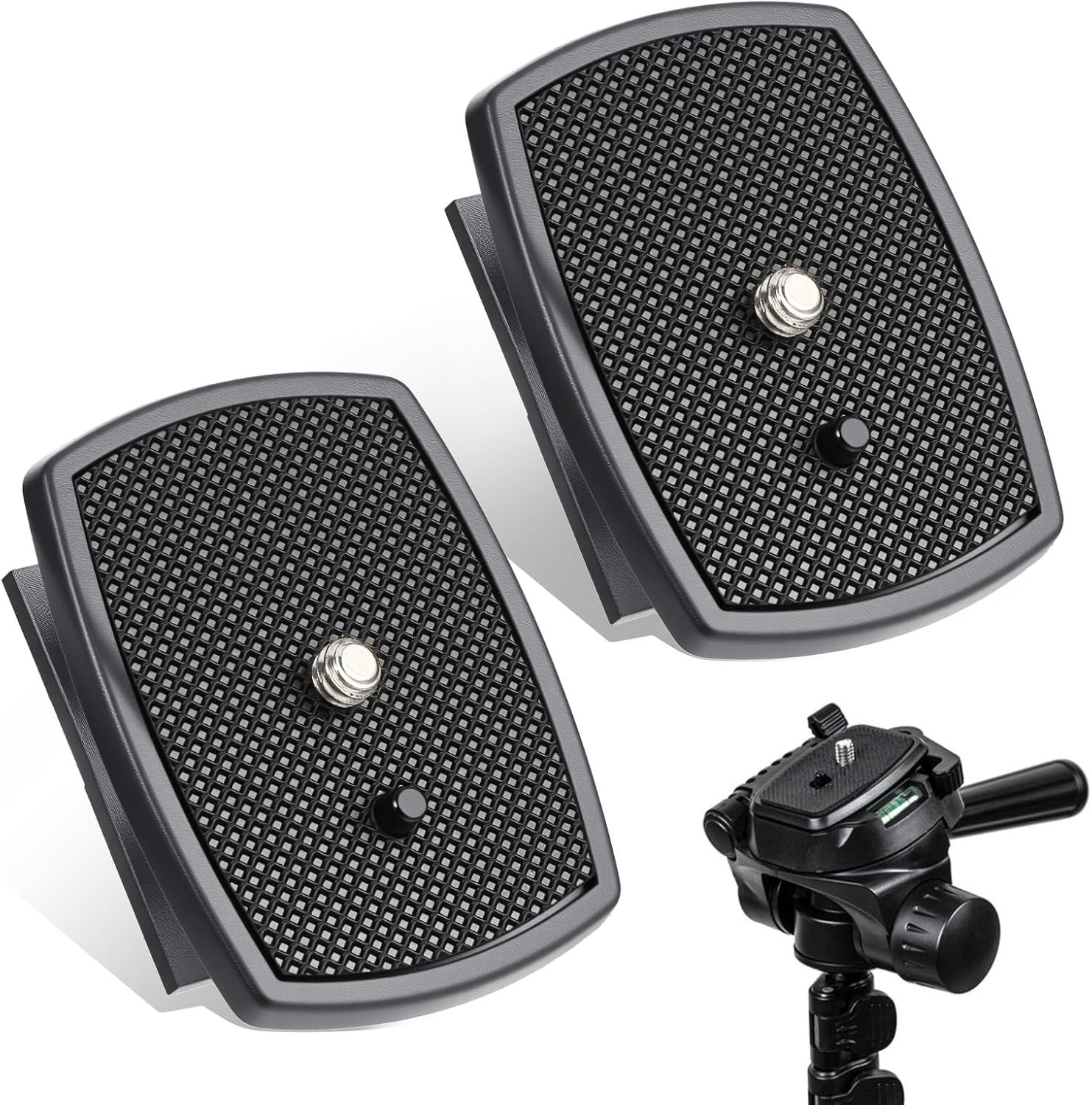 2 PCS Universal Quick Release Plates 43mm for Tripods - Durable & Lightweight