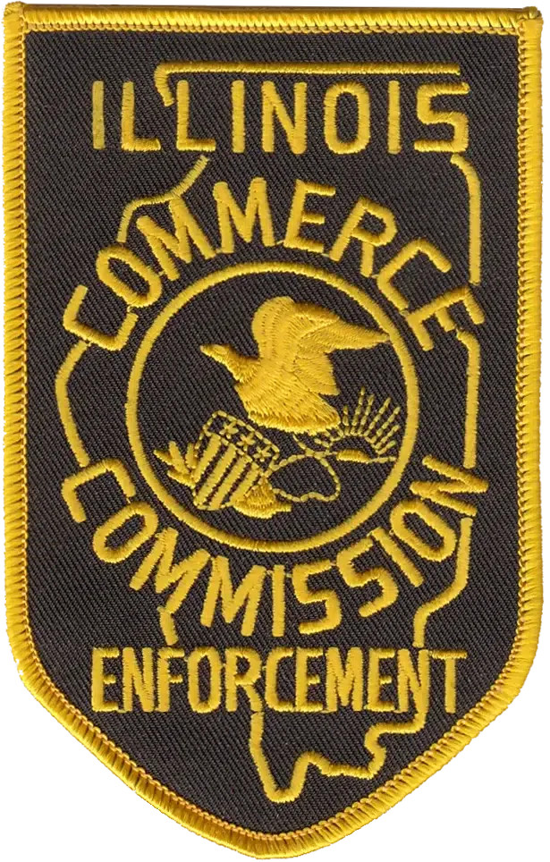 ILLINOIS COMMERCE COMMISSION (ICC) POLICE SHOULDER PATCH: Standard