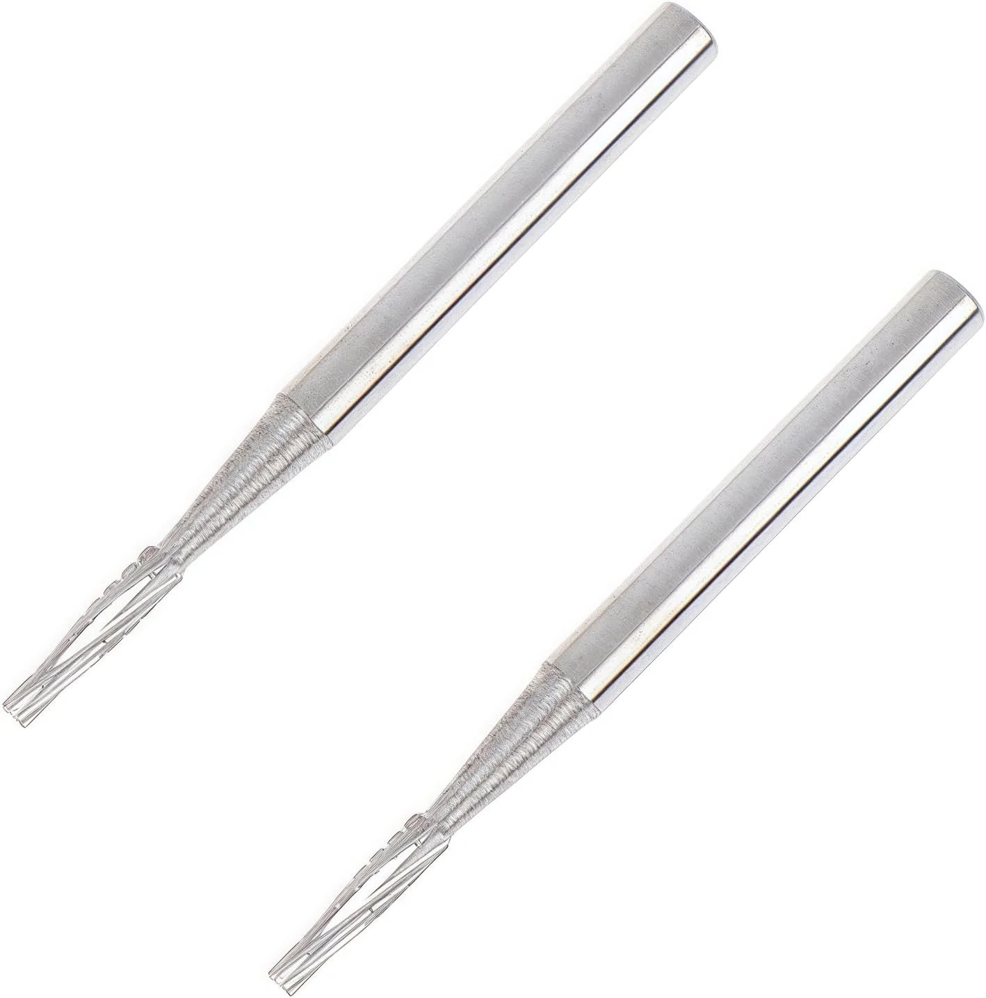 2Pcs Silver Professional Windshield Glass Drill Auto Glass Wind Shield Chip Repa