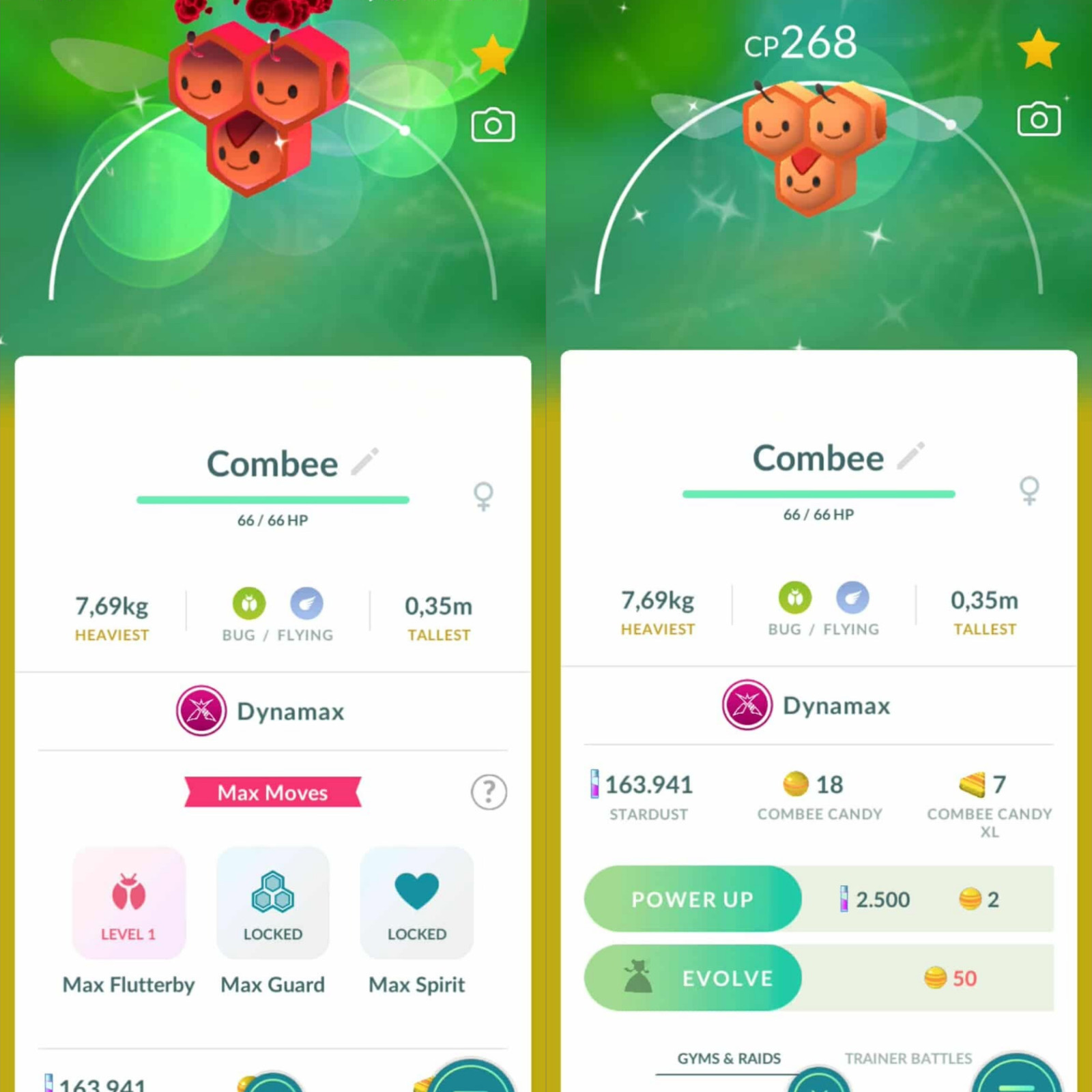 Pokemon Shiny Dynamax Combee - Tr'ade 20k or P.T.C (Pls read description)