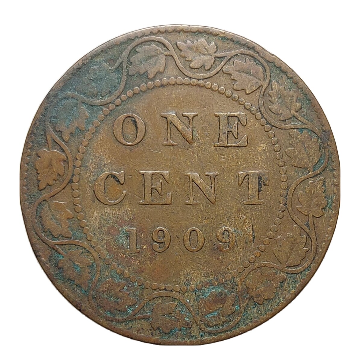 Canada One Cent 1909 Coin N 268