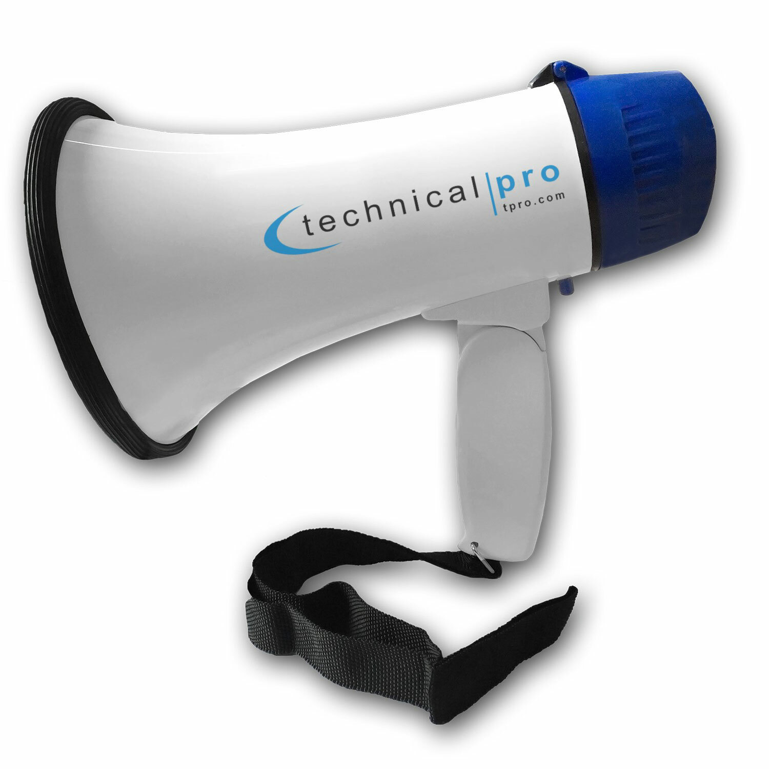 Lightweight 1000ft Range Portable Megaphone Bullhorn with Strap Siren for Sports