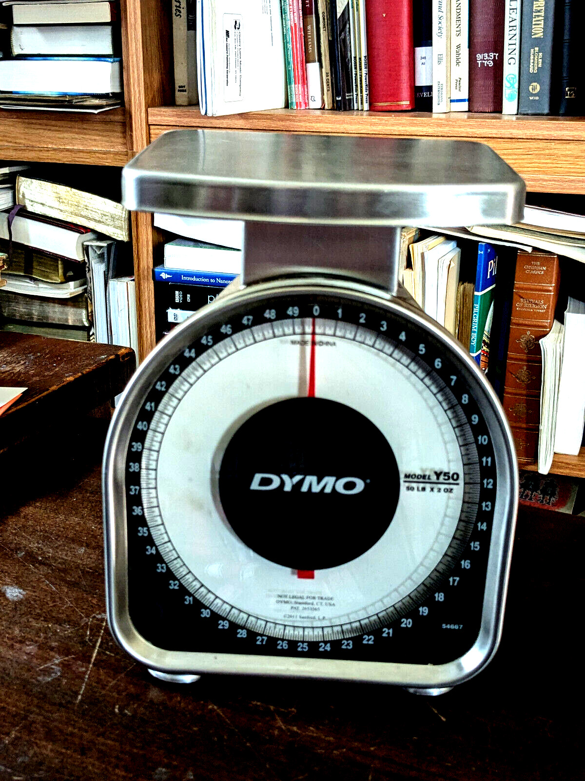 Dymo Model Y50 50lb Dial Scale/Desktop/Shipping (Works Perfectly) FAST SHIPPING