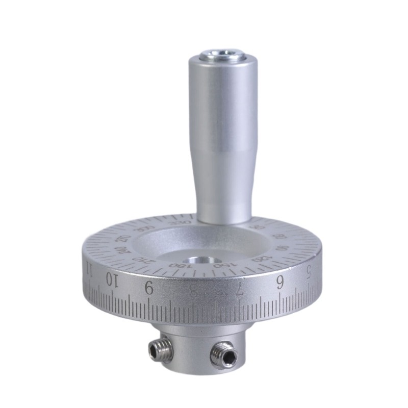 Precise Aluminum Solid Hand Crank Wheel 50mm for Precise Machining & Maintenance