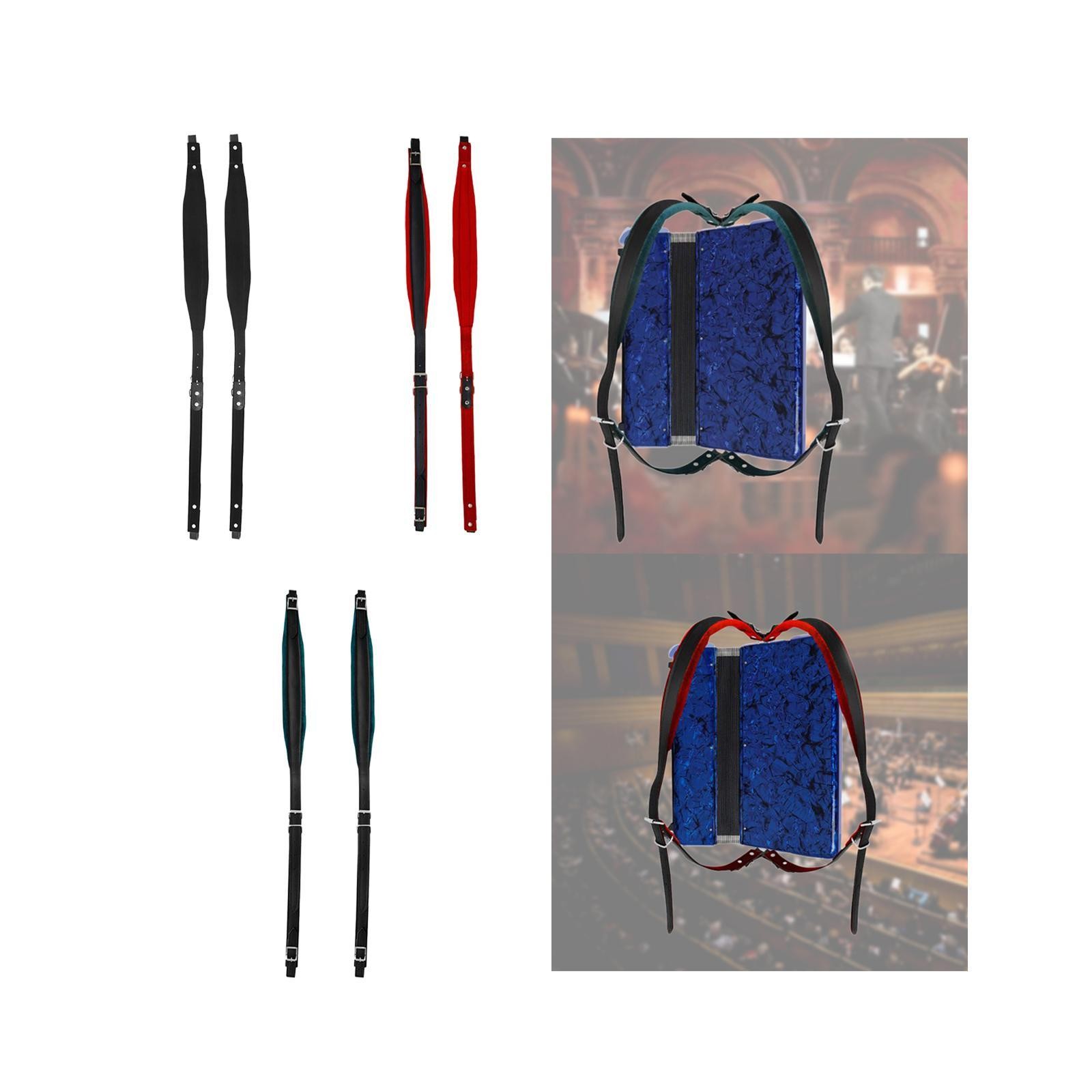 Accordion Shoulder Straps Lightweight for 16-120 Bass Accordions Musical
