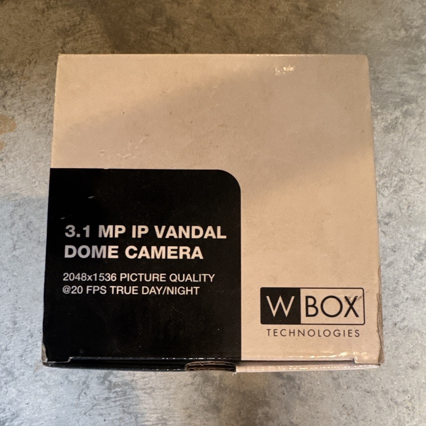 W Box Technologies OE-31DF28 3.1MP IP Vandal Dome Camera PoE 2048x1536