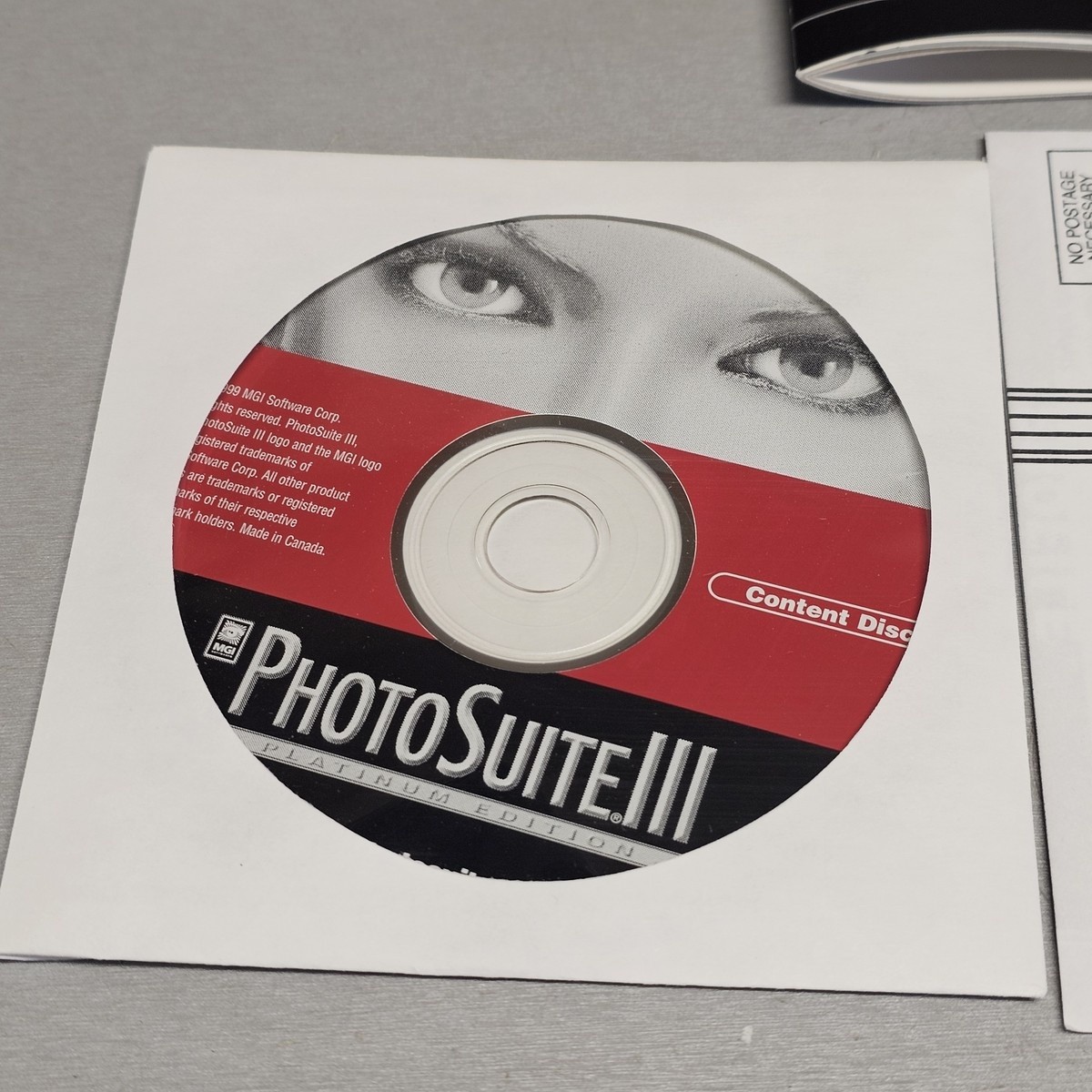 PhotoSuite III Platinum Edition PC Software CD w/ Manual Inserts