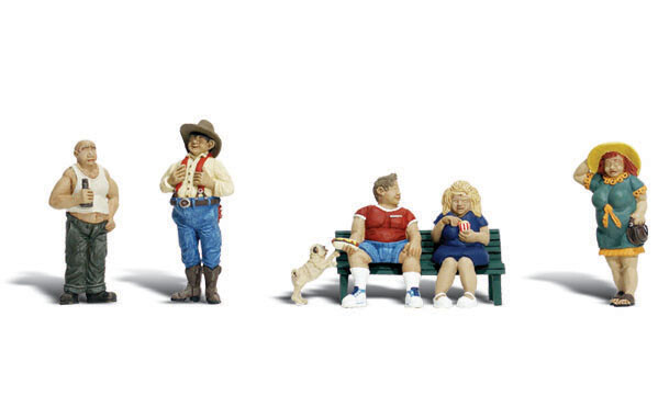 Woodland Scenics ~ HO Scale People ~ Full Figured Folks ~ A1845