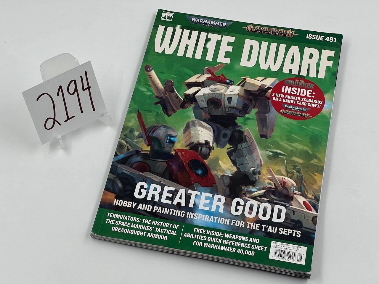 Warhammer, White Dwarf Issue #491 - Complete, New (All Inserts Included)