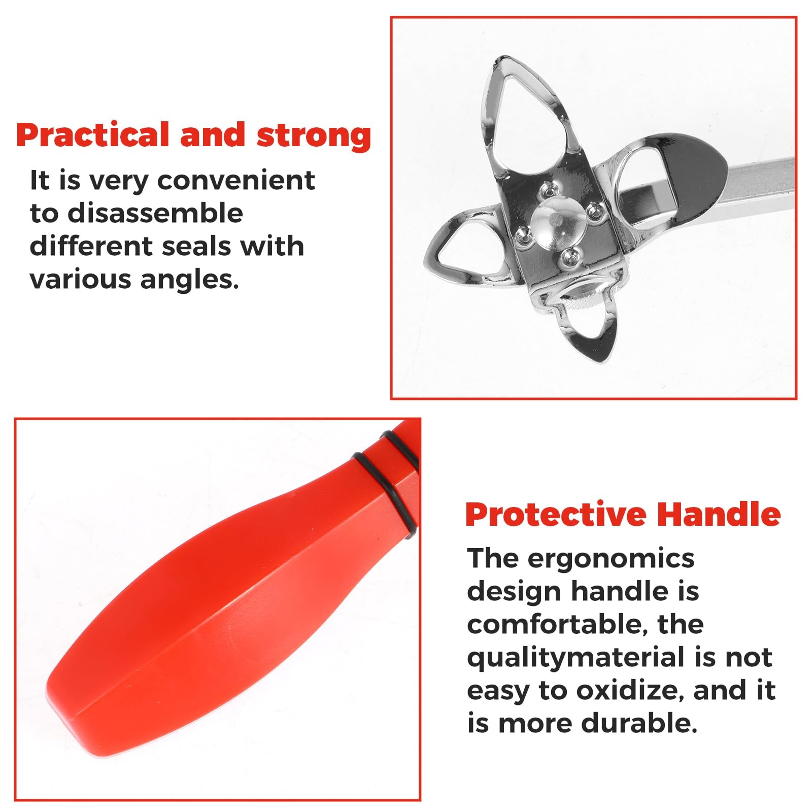 Windshield Locking Strip Tool – 4 Tool Heads for Easy Installation & Removal, Du