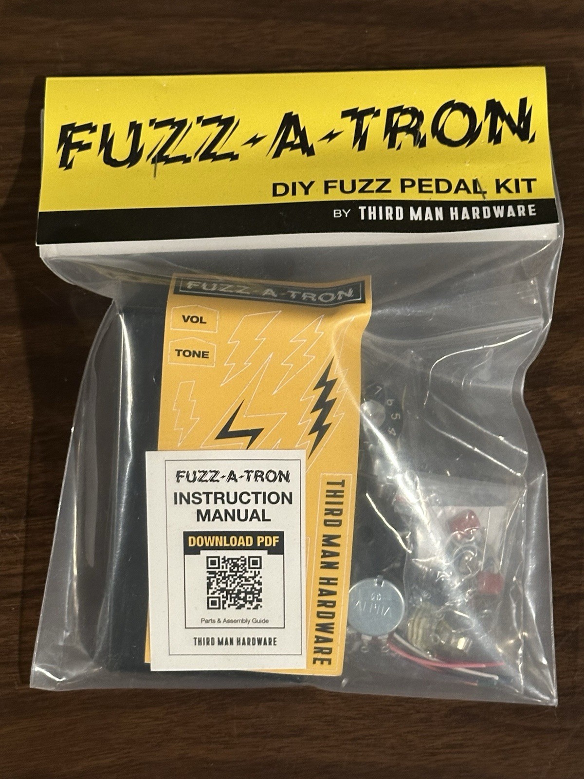 Third Man Hardware Fuzz-A-Tron DIY Fuzz Pedal Kit – New, Unbuilt,Unopened