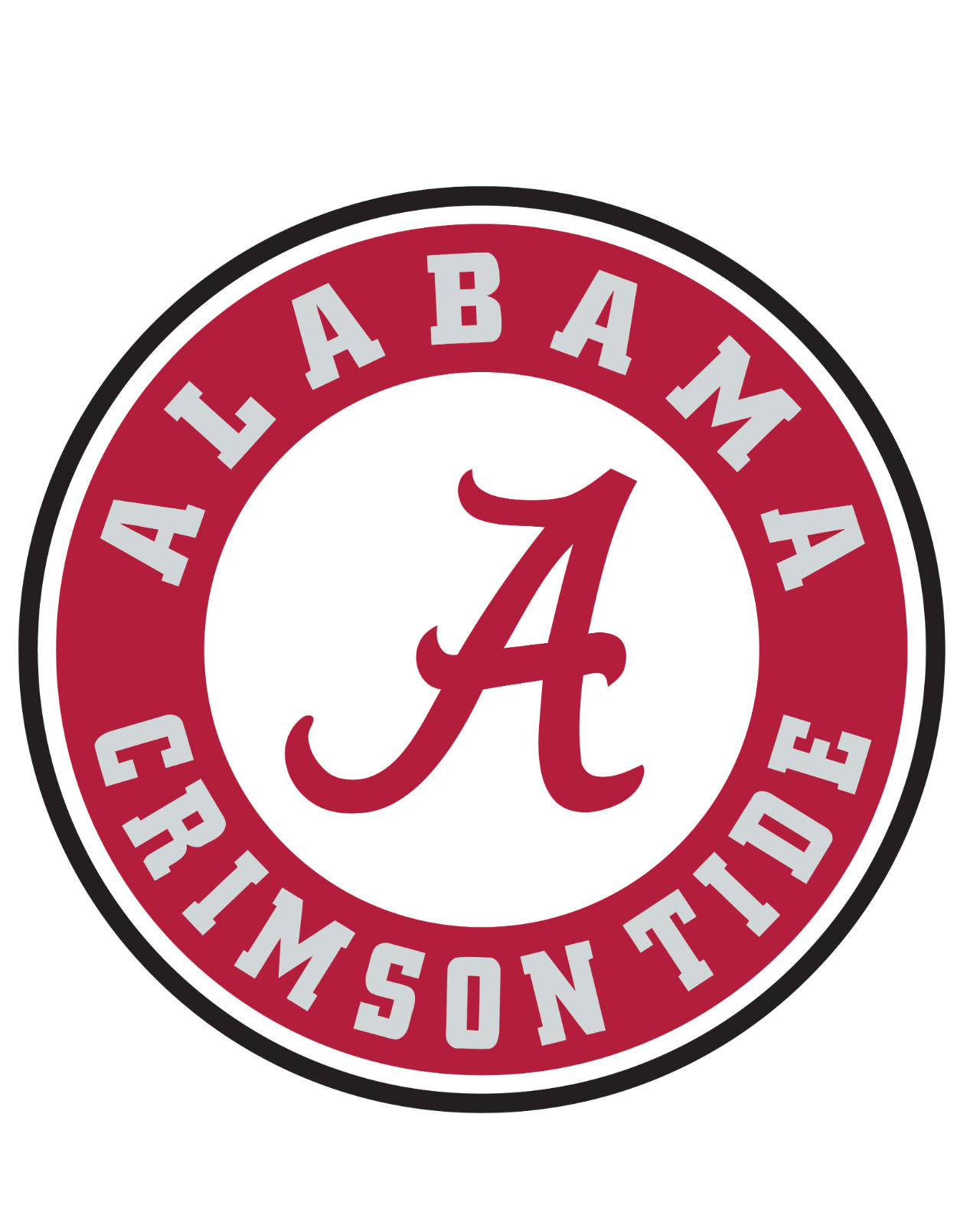 Alabama Crimson Tide 3" Decal / NCAA / FREE SHIPPING (BUY 2 GET 1 FREE)