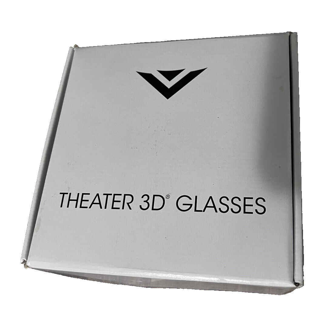 Vizio TV Theater 3D Glasses Set of 8 with 3 cleaning cloths New In The Box