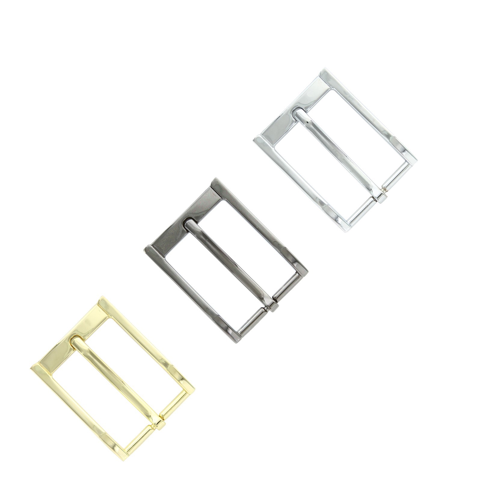 Replacement Buckle Simple Polished Belt Buckle fits 1-1/4" (32mm) Wide Strap
