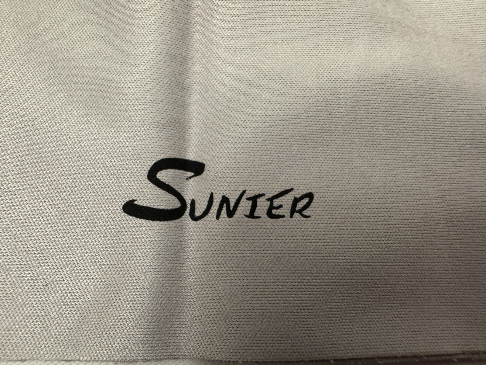 Sunier Sunglasses/Eye Glasses Microfiber Cloth Pouch/Bag Drawstring Gray