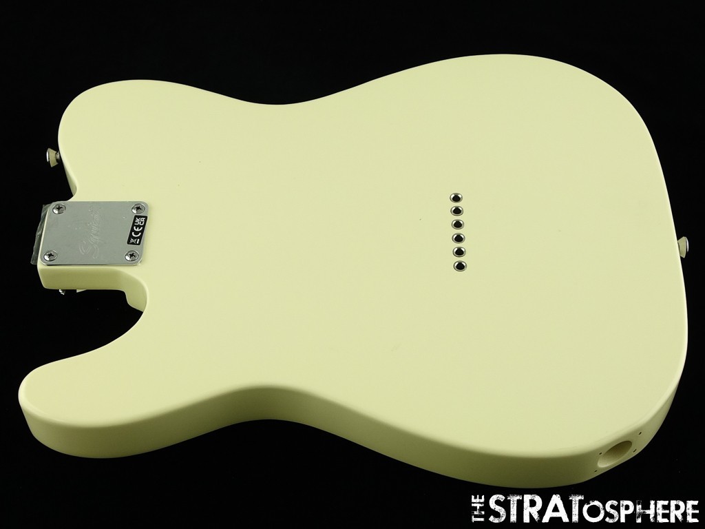 Fender Squier Affinity Telecaster Thinline BODY + HARDWARE Tele Olympic White