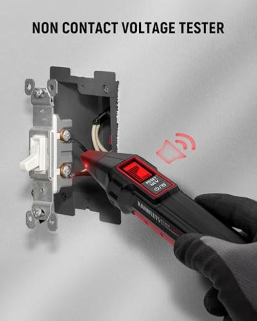 Circuit Breaker Finder with LCD Display, GFCI Outlet Tester, Electrical