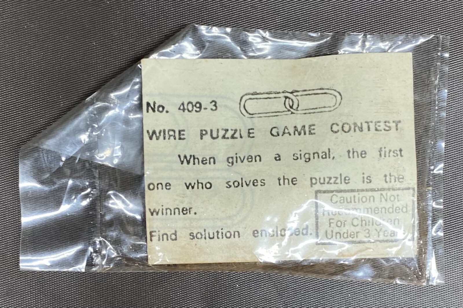 Vintage Fun For Everyone Magic Tricks Wire Puzzle Lot