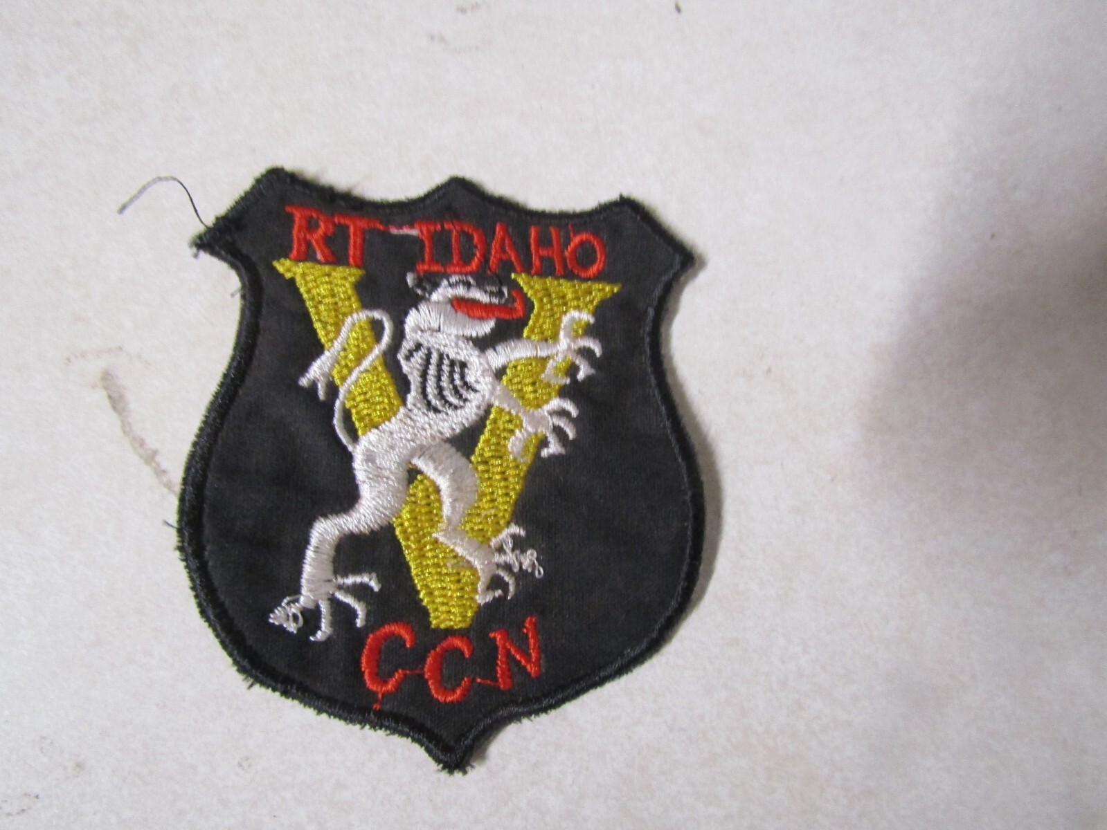MILITARY PATCH OLD VIETNAM ERA SPECIAL FORCES RECON TEAM RT IDAHO CCN #1