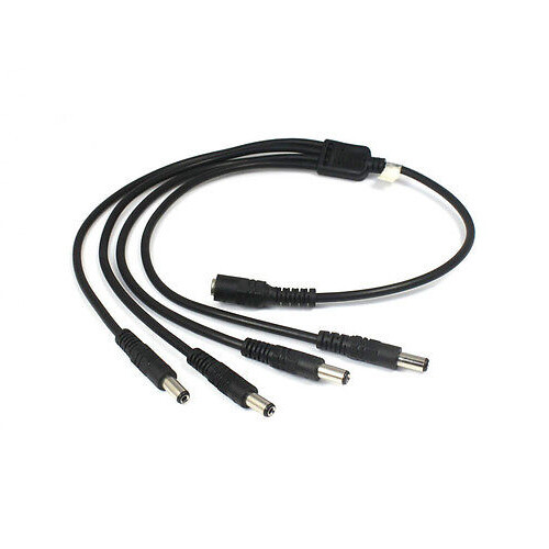 5MP 1 to 4 Power Splitter Adapter Cable F-for HD 960H Analog Security Camera