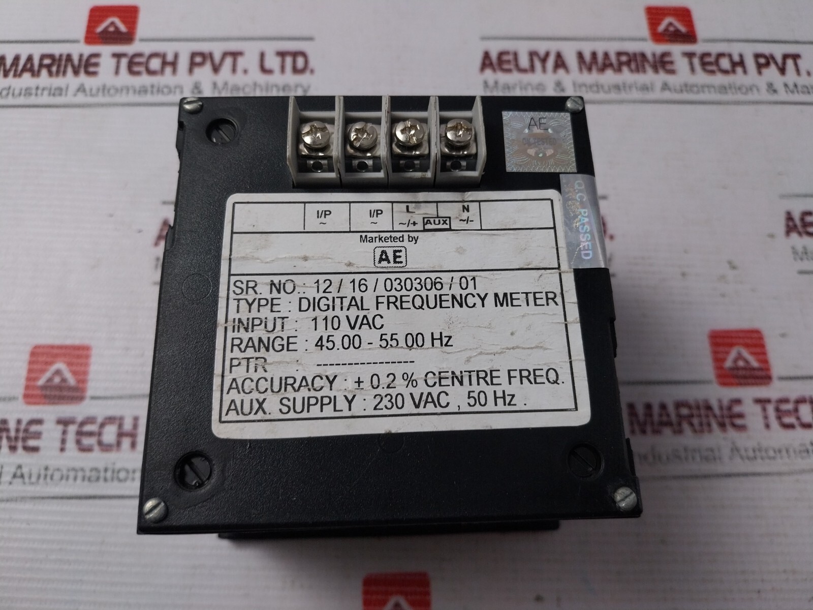 AE 110 VAC Digital Ac Voltmeter