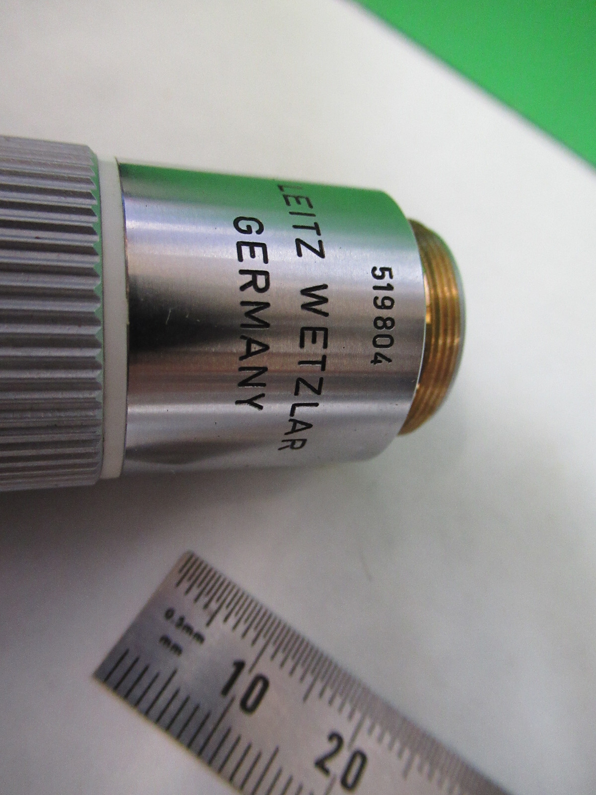 LEITZ GERMANY OBJECTIVE EF 100X /160 MICROSCOPE PART OPTICS AS PICTURED X6-A-81