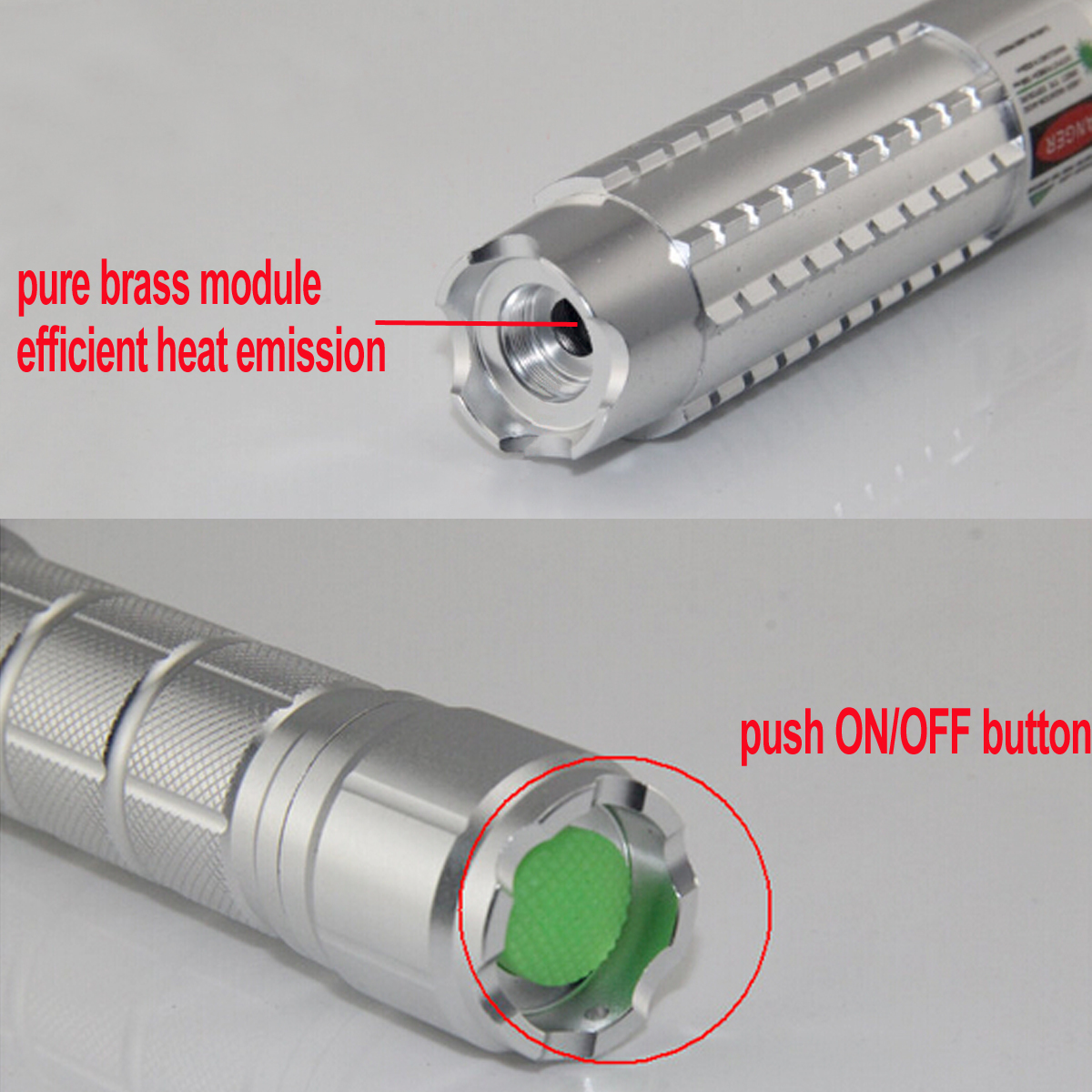 Halberd Head Blue Laser Pointer Laser Pen Teaching-aid Laser Flashlight Torch