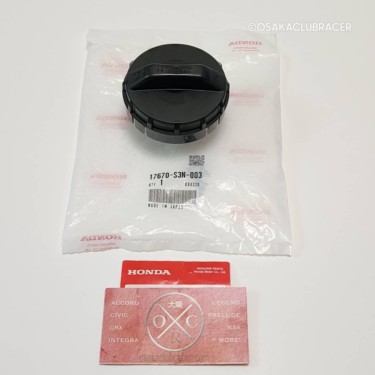 Genuine OEM Honda Fuel Cap Gas Lid 17670-S3N-003 95-98 ODYSSEY 07-08 FIT NEW OE