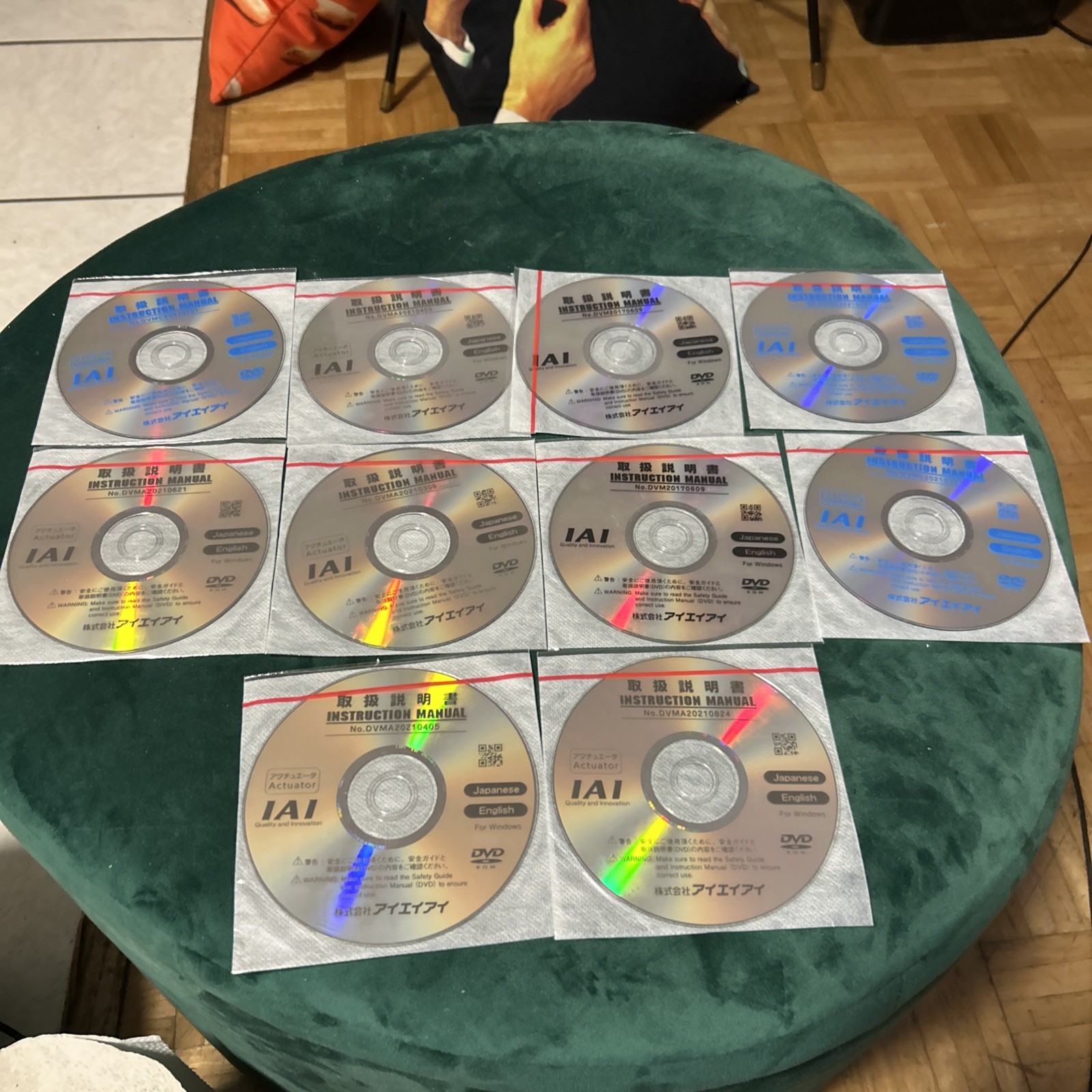 Qty.10 IAI Instruction Manual CDs Valuable Collection Actuator Controller Etc
