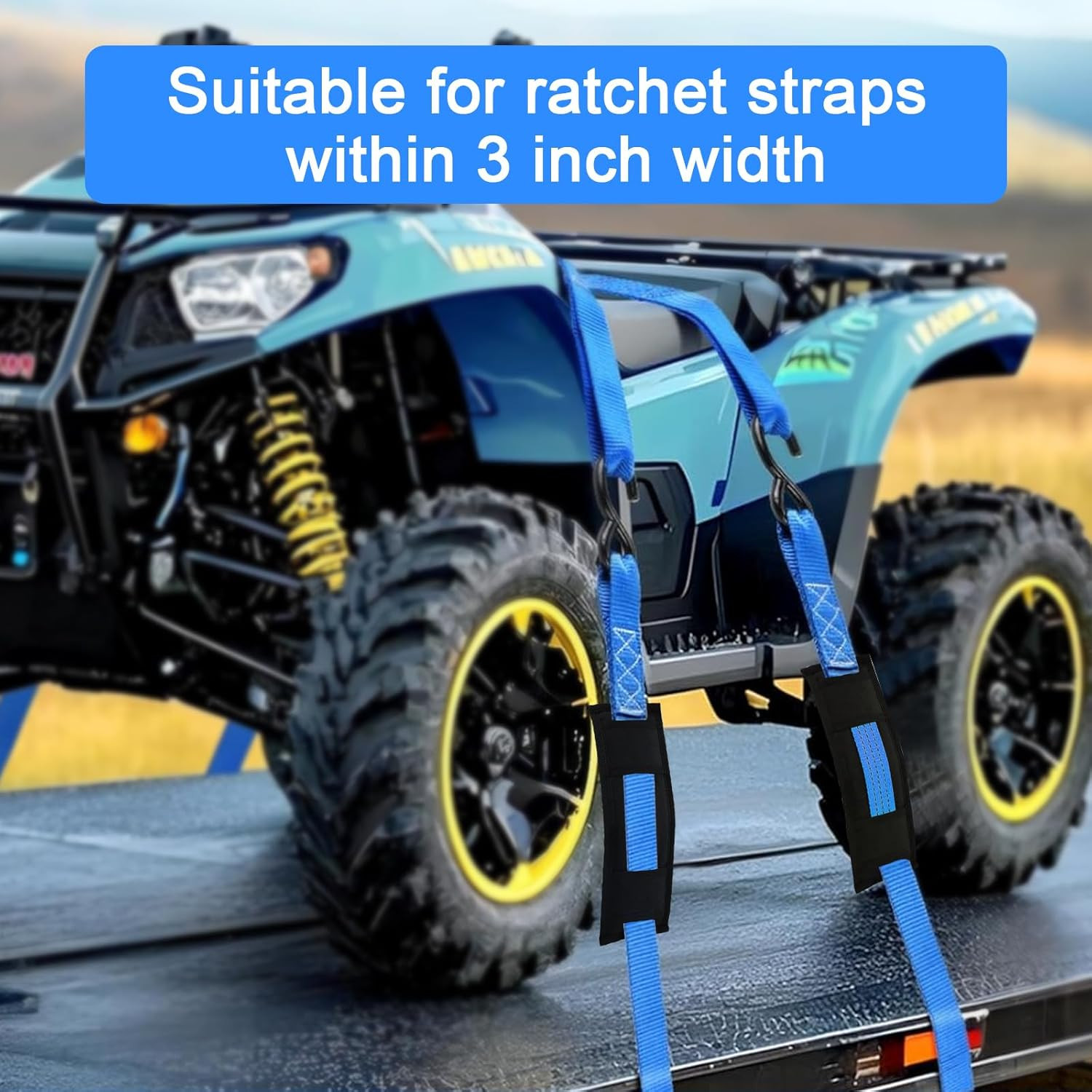 4 PCS Universal Tie down Strap Protector Sleeve,Protective Sleeves for Ratchet S
