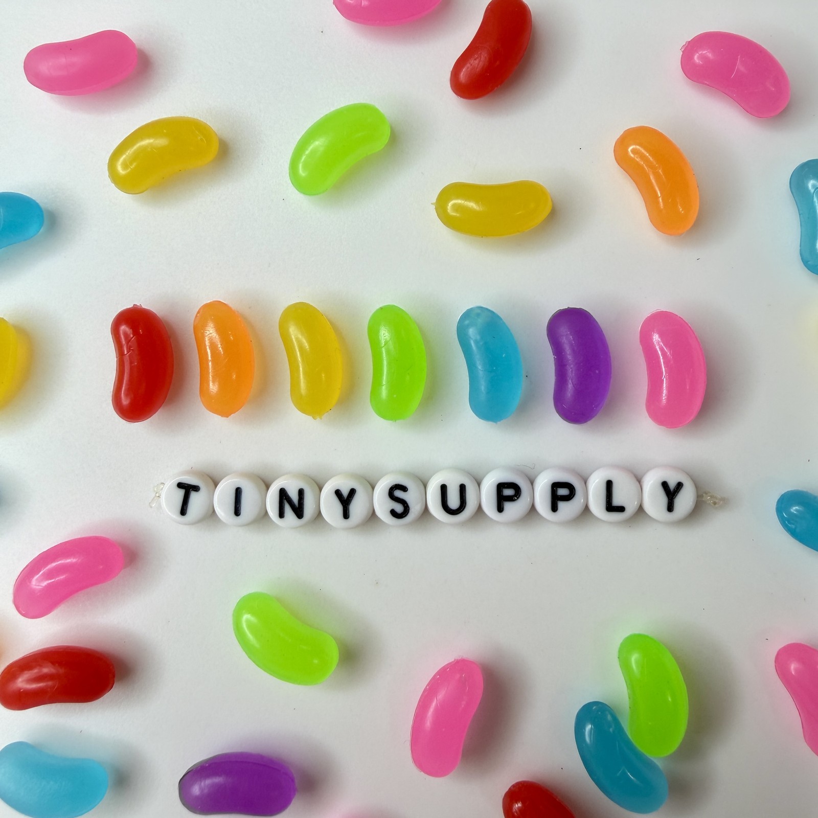 FAKE Medium/Large Jelly Bean, Candy Themed Cabochons (No Eyepins)