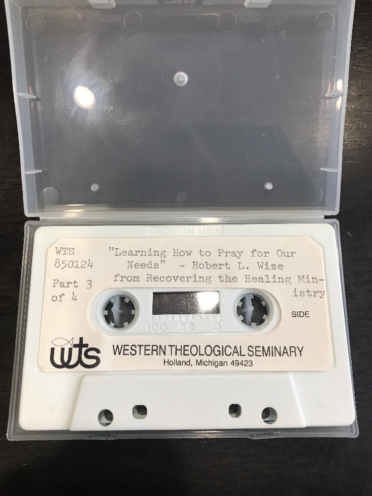 Western Theological Seminary: Learning How To Pray Cassette