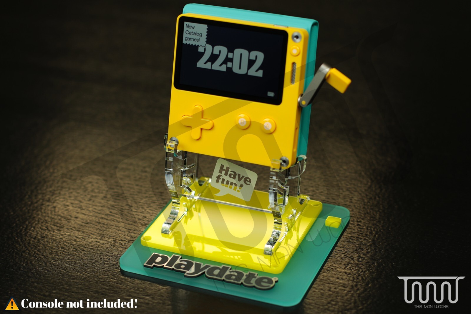 Acrylic Display Stand for Panic Playdate Handheld Console
