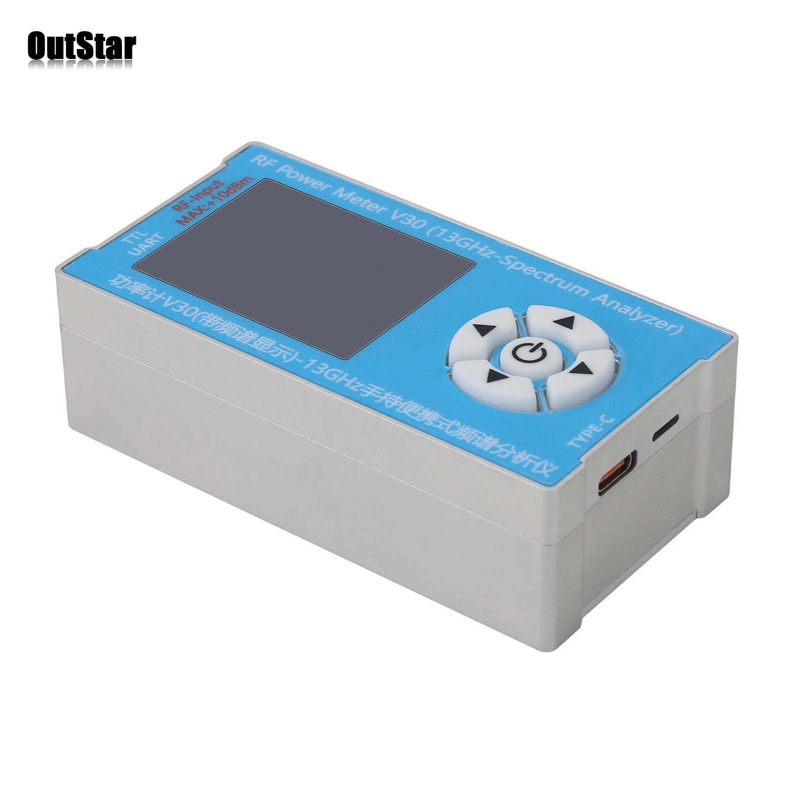 V30 5MHz-13GHz Spectrum Analyzer RF Power Meter USB Type-C Spectrum Display