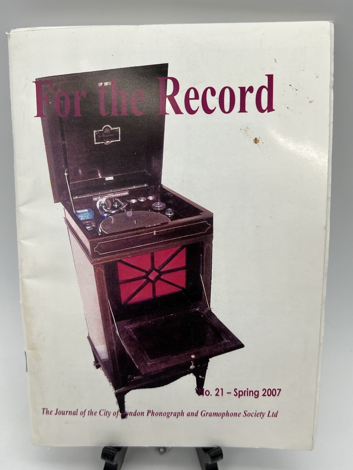 Journal of London Phonographic Gramophone Society No 21, Spring, 2007