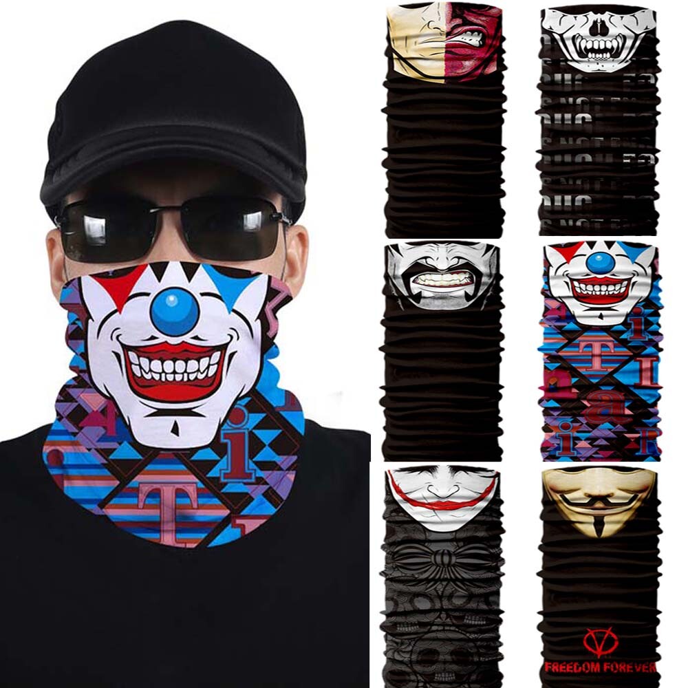 Sport Parties Halloween Fishing Multifunctional Headwear Bandana Neck Gaiter US