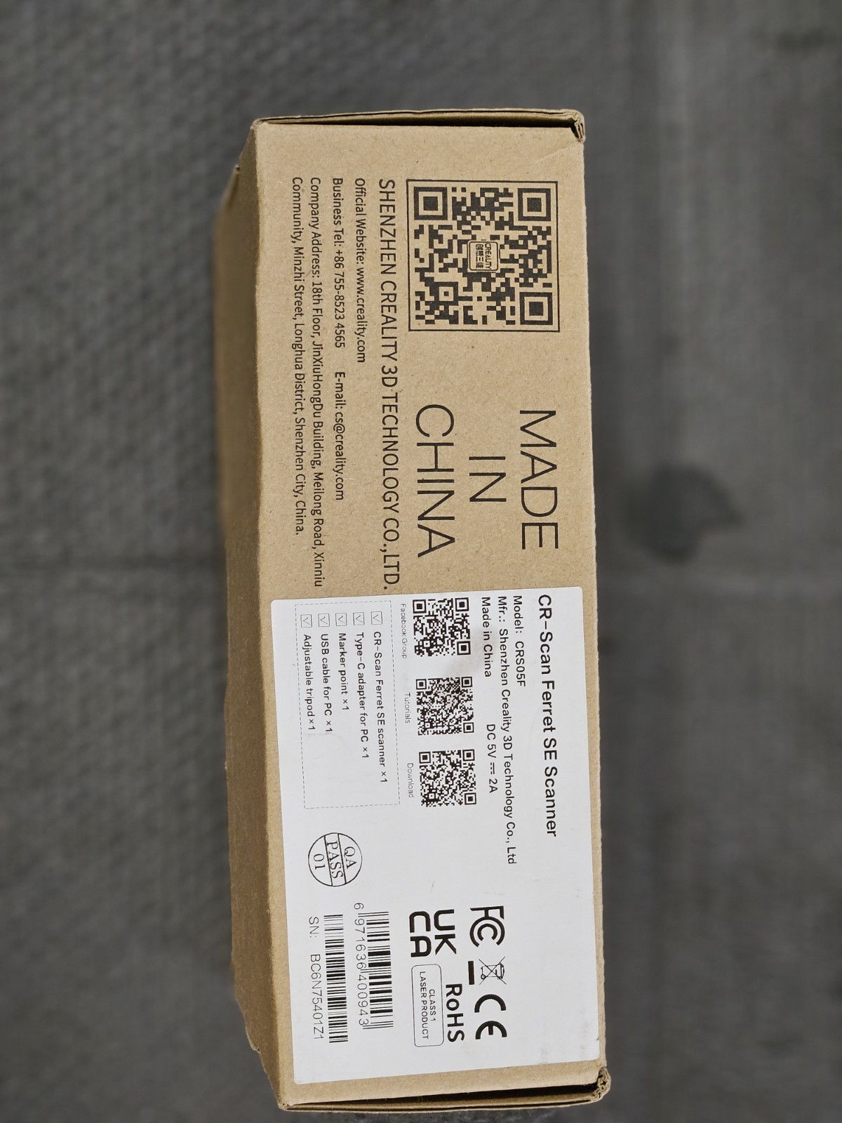 Creality 3D Scanner CR-Scan Ferret SE