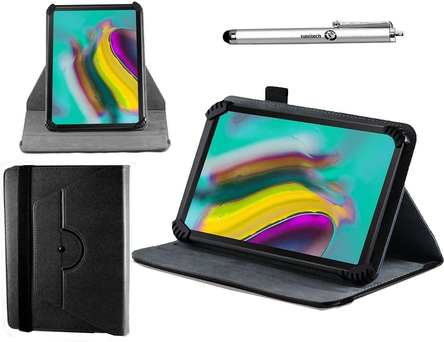 Navitech Black Case & Stylus For Dragon Touch 7" Tablet