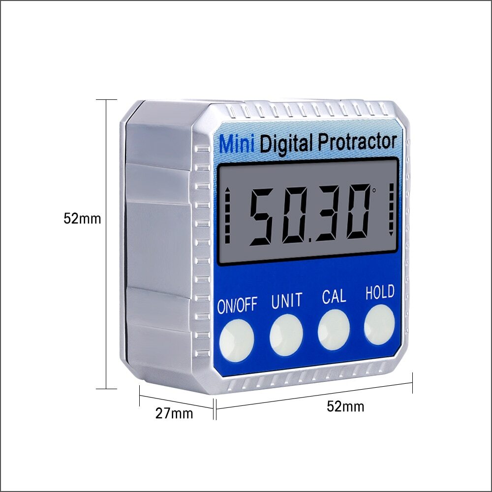 Angle Protractor Universal Bevel 360 Degree Mini Electronic Digital Protractor